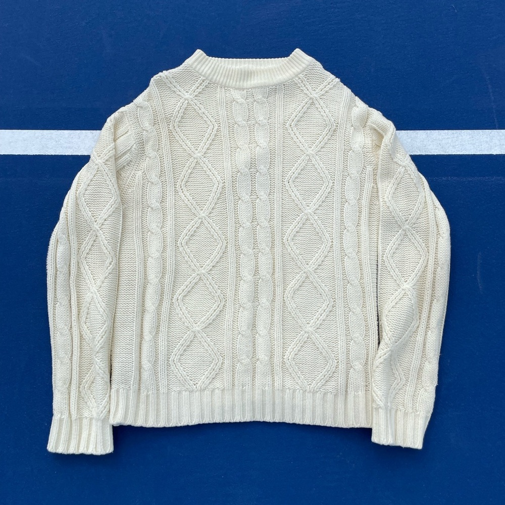 vintage 60s/70s fisherman knit